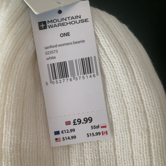 🆕Mountain warehouse  white winter hat - Picture 3 of 4